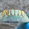 Gold Plated over 925 Sterling Silver Permanent Look Single Caps Custom Grillz