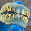 Gold Plated over Solid 925 Sterling Silver Plain Custom Grillz