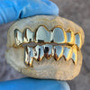 Gold Plated over Solid 925 Sterling Silver Plain Custom Grillz