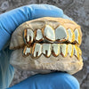 Gold Plated over Solid 925 Sterling Silver Plain Custom Grillz