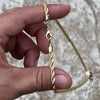 Gold Plated Purple Buddha Rope Chain Necklace 24"