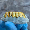 Gold Plated Solid 925 Sterling Silver Permanent Cuts Perm Custom Grillz