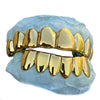 Gold Plated Solid 925 Sterling Silver Permanent Cuts Perm Custom Grillz