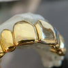 Gold Plated Solid 925 Sterling Silver Permanent Cuts Perm Custom Grillz