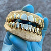 Gold Plated Solid 925 Sterling Silver Permanent Cuts Perm Custom Grillz