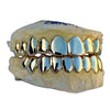 Gold Plated Solid 925 Sterling Silver Permanent Cuts Perm Custom Grillz