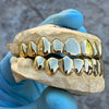 Gold Plated Solid 925 Sterling Silver Permanent Cuts Perm Custom Grillz