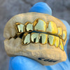 Gold Plated Solid 925 Sterling Silver Permanent Cuts Perm Custom Grillz