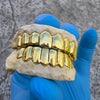 Gold Plated Solid 925 Sterling Silver Permanent Cuts Perm Custom Grillz