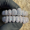 Grillz Set 10 Top Teeth & Ten Bottom Big Front Tooth Iced CZ Bling Grills