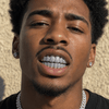 Grillz Set 10 Top Teeth & Ten Bottom Big Front Tooth Iced CZ Bling Grills