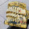 Grillz Set 10 Top Teeth & Ten Bottom Plain 14k Gold Plated