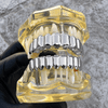 Grillz Set 10 Top Teeth & Ten Bottom Plain Silver Tone Grills