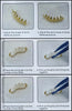 Grillz Set Silver Tone 8 Top Eight Bottom Iced CZ Bling Out "Custom-Look" Teeth
