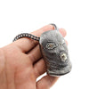 Gunmetal Gray Goon Head 36" Franco Chain Necklace