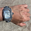 Holy Jesus Christ Hip Hop Watch CZ Iced Bling Out Silver Tone 8"