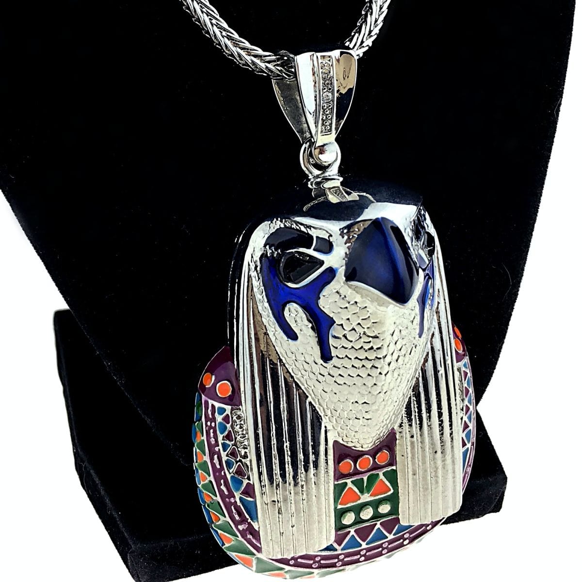 Horus Falcon Silver Tone 36