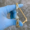 Huge Jumbo Jesus Head Gold Finish Rope Chain Necklace 30"