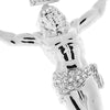 Jesus Body Crucifix Cross Huge Pendant Silver Tone 4.5" Inches