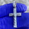 Jesus Crucifix 925 Sterling Silver Pendant Small 1"