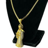 La Santa Muerte 14K Gold Plated 30" x 4MM Chain