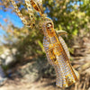 La Santa Muerte 14K Gold Plated 30" x 4MM Chain