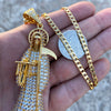 La Santa Muerte 14K Gold Plated 30" x 4MM Chain