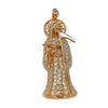 La Santa Muerte Pendant Iced Flooded Out 18K Gold Finish Small 2"