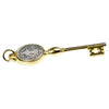 Llave De San Benito Medalla Two Tone Key Pendant