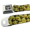 Marijuana Weed Stacked Nugs Buckle Down-Belt