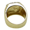 Mason Masonic Gold Finish and Black Oil Square Ring