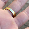 Men's 14K Gold Finish Square Nugget Ring
