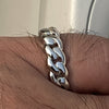 Men’s 925 Sterling Silver Cuban Link Ring