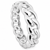 Men’s 925 Sterling Silver Cuban Link Ring