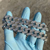 Men's 925 Sterling Silver Iced Cuban Chain 15 mm Thick 18"-24" Necklace