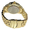 Men's Big Face Micro Pave Iced Gold Finish Watch