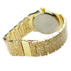 Men's Gold Finish Nugget Design "Gold Nugget" Watch