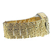 Men's Gold Finish Nugget Design "Gold Nugget" Watch