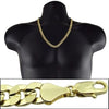 Men's Gold Plated 24" x 10MM Cuban Curb Chain Necklace