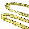 Men's Gold Plated 24" x 10MM Cuban Curb Chain Necklace