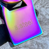Men's Huge Bracelet Multicolor Rainbow 316L Stainless Steel Cuban 8.5" x 30MM