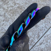 Men's Huge Bracelet Multicolor Rainbow 316L Stainless Steel Cuban 8.5" x 30MM