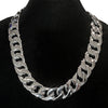 Men's Huge Chain Silver Cuban Link Stainless Steel 25MM Necklace 24"