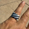 Men’s Solid 925 Sterling Silver Black Onyx Signet Pinky Ring