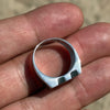 Men’s Solid 925 Sterling Silver Black Onyx Signet Pinky Ring