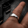 Men's Solid 925 Sterling Silver Dual Pistol Gun Ring Oxidized Size 7-13