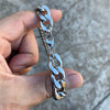 Mens Cuban Link Stainless Steel Chain Necklace 12MM 30"