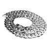 Mens Silver Tone Cuban Link Chain Necklace 33" x 15MM