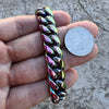 Miami Cuban Link Chain Multicolor 316L Stainless Steel 14MM 18"-30"