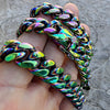 Miami Cuban Link Chain Multicolor 316L Stainless Steel 14MM 18"-30"
